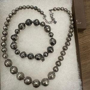 Silpada Sterling Silver Atmospheric Necklace and bracelet set..beautiful set